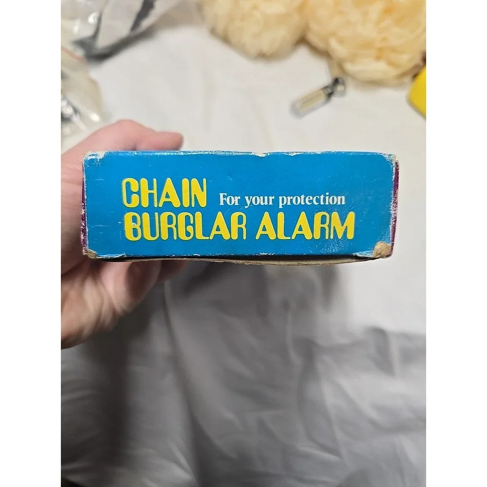 VTG Chain Burglar Alarm Home Dual Lock Protection for Doors Windows Loud Works